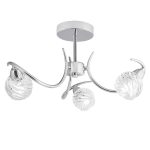 PLAFON ALANA CROMO 3 LUCES